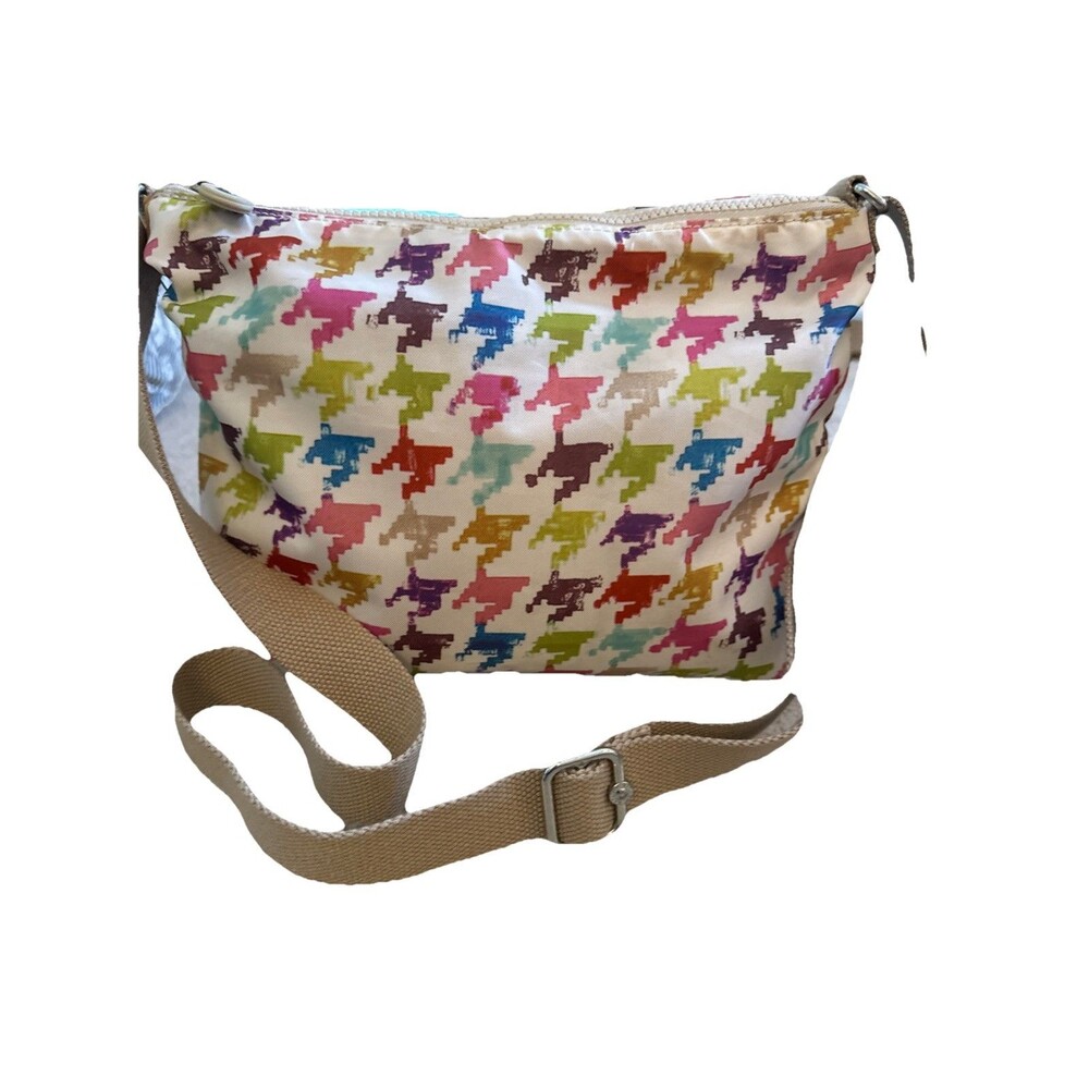 Kipling Multi Color Multi Pocket Nylon Shoulder Bag - Picture 6 of 12
